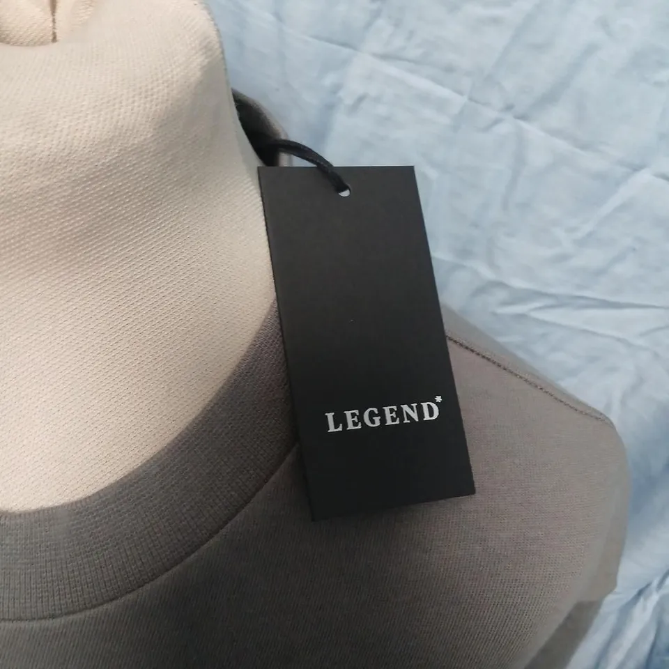 LEGEND PREMIUM BASICS T-SHIRT – GREY, UK XL