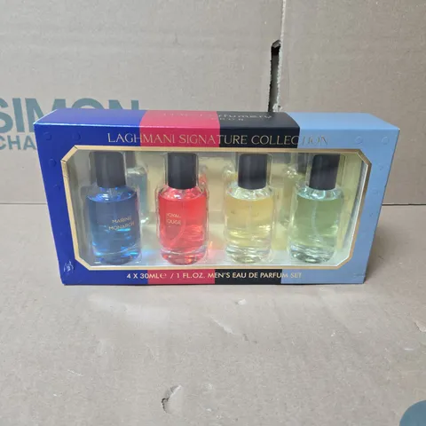 LAGHMANI SIGNATURE COLLECTION MEN'S EAU DU PARFUM SET BOXED