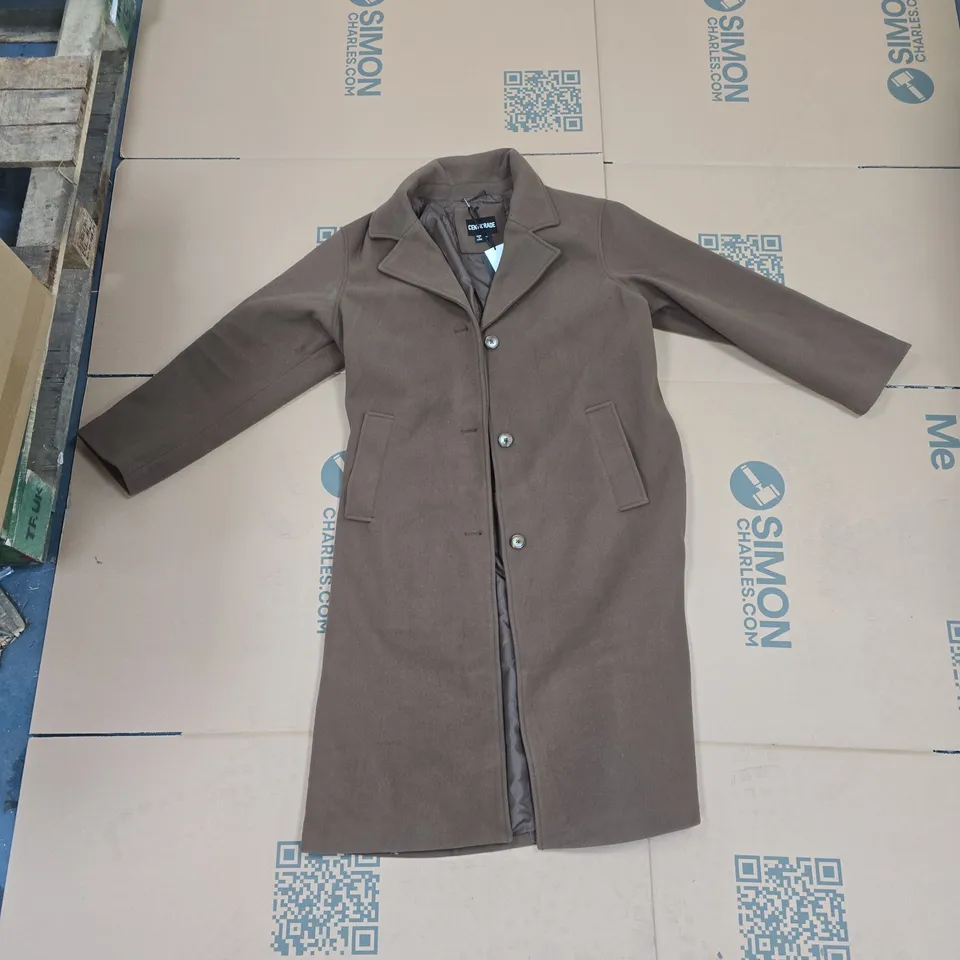 CENTIGRADE LONG COAT – BROWN/TAUPE – UK SIZE XL – MADE IN CHINA