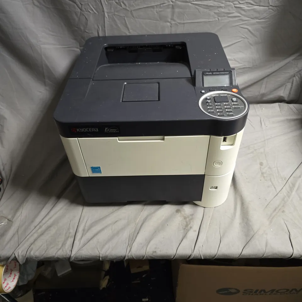 KYOCERA ECOSYS FS-2100DN PRINTER (MONOCHROME LASER). NO POWER PACK INCLUDED