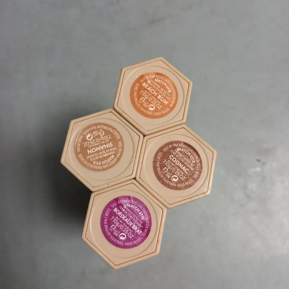 LOT OF 4 FENTY BEAUTY MATCH STIX SHIMMER SKINSTICK