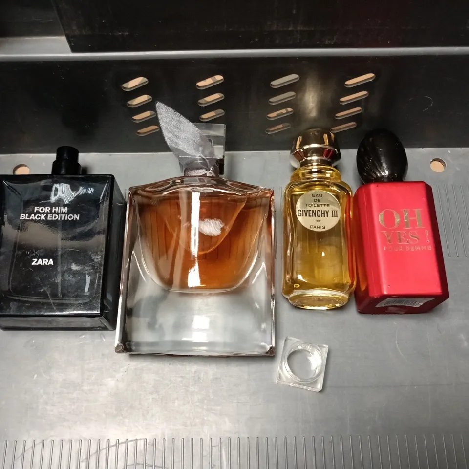LOT OF 10 ASSORTED UNBOXED EAU DE PARFUMS TO INCLUDE KAYALI, LARA  AND GIVENCHY 3 - ASSORTED SIZES