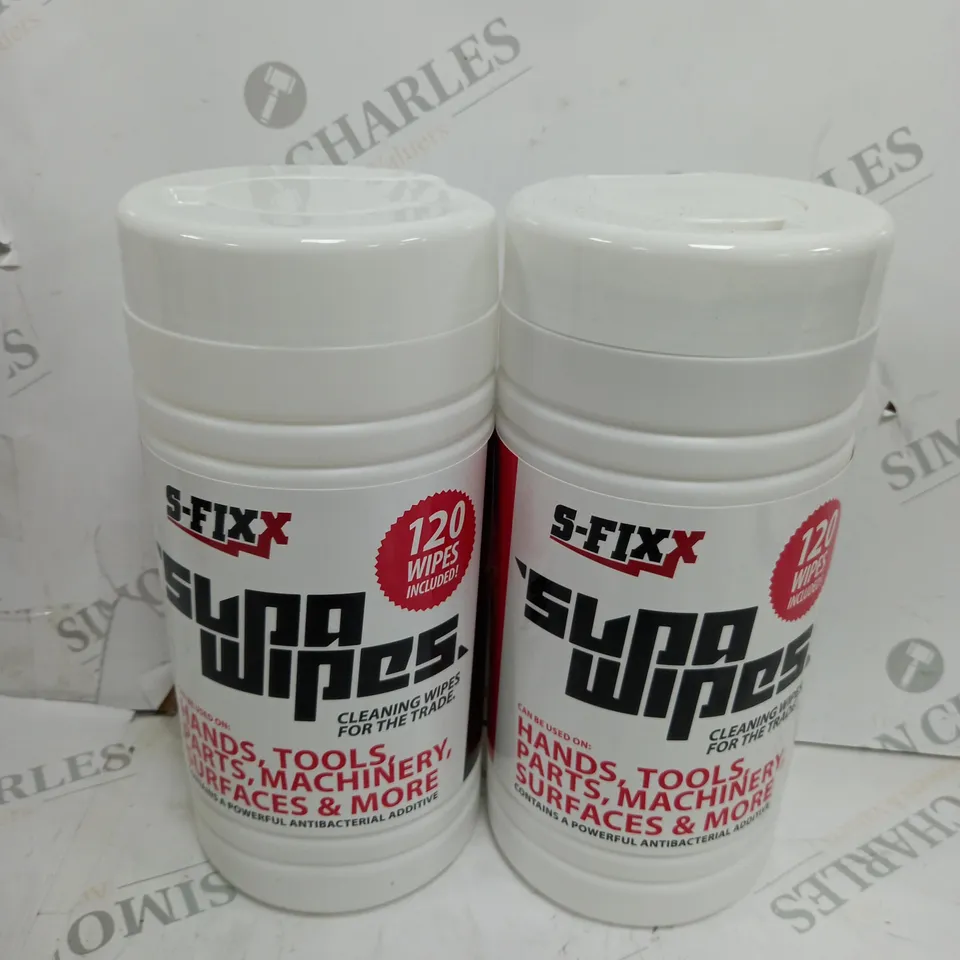 S-FIX TWO PACKS OF SUPA WIPES 