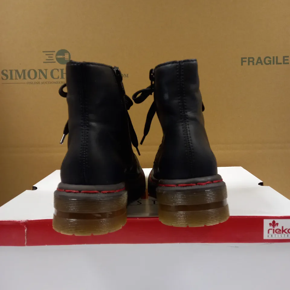 RIEKER LACE ANKLE BOOT SIZE 4