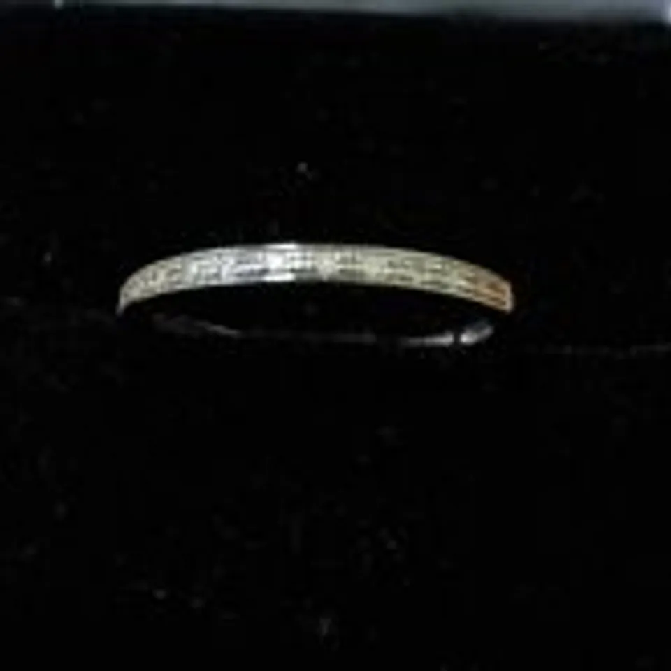 9CT WHITE GOLD NATURAL DIAMOND HALF ETERNITY RING