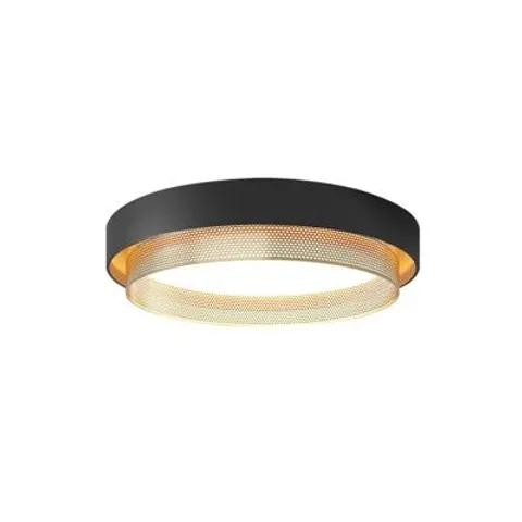 BOXED NORDIC MINIMALIST ROUND LED HOLLOW FLUSH MOUNT CEILING LIGHT
