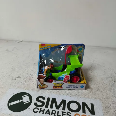 IMAGINEXT TOY STORY WOODY WITH GREEN GO-KART β BOXED