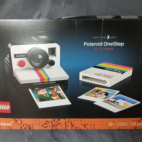 BOXED LEGO POLAROID ONE STEP SX-70 CAMERA - 21345