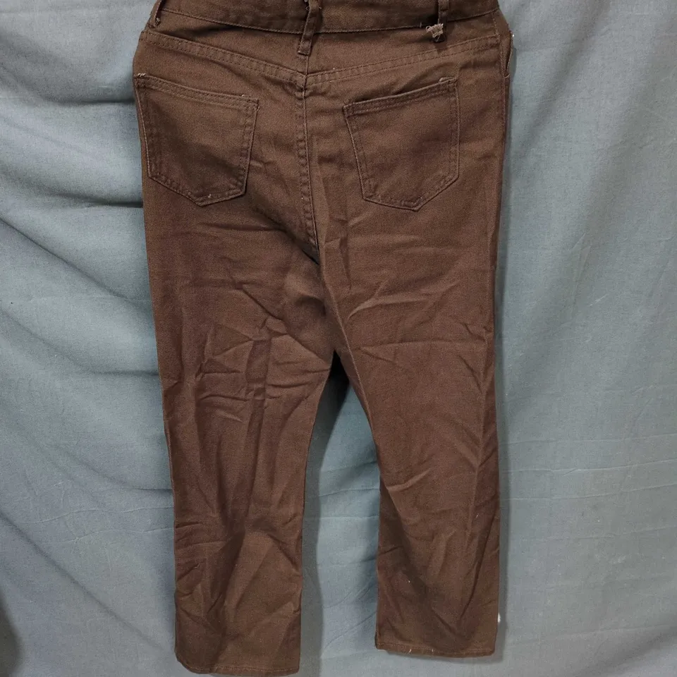 DADUHEY MEN'S BROWN TROUSERS SIZE M 