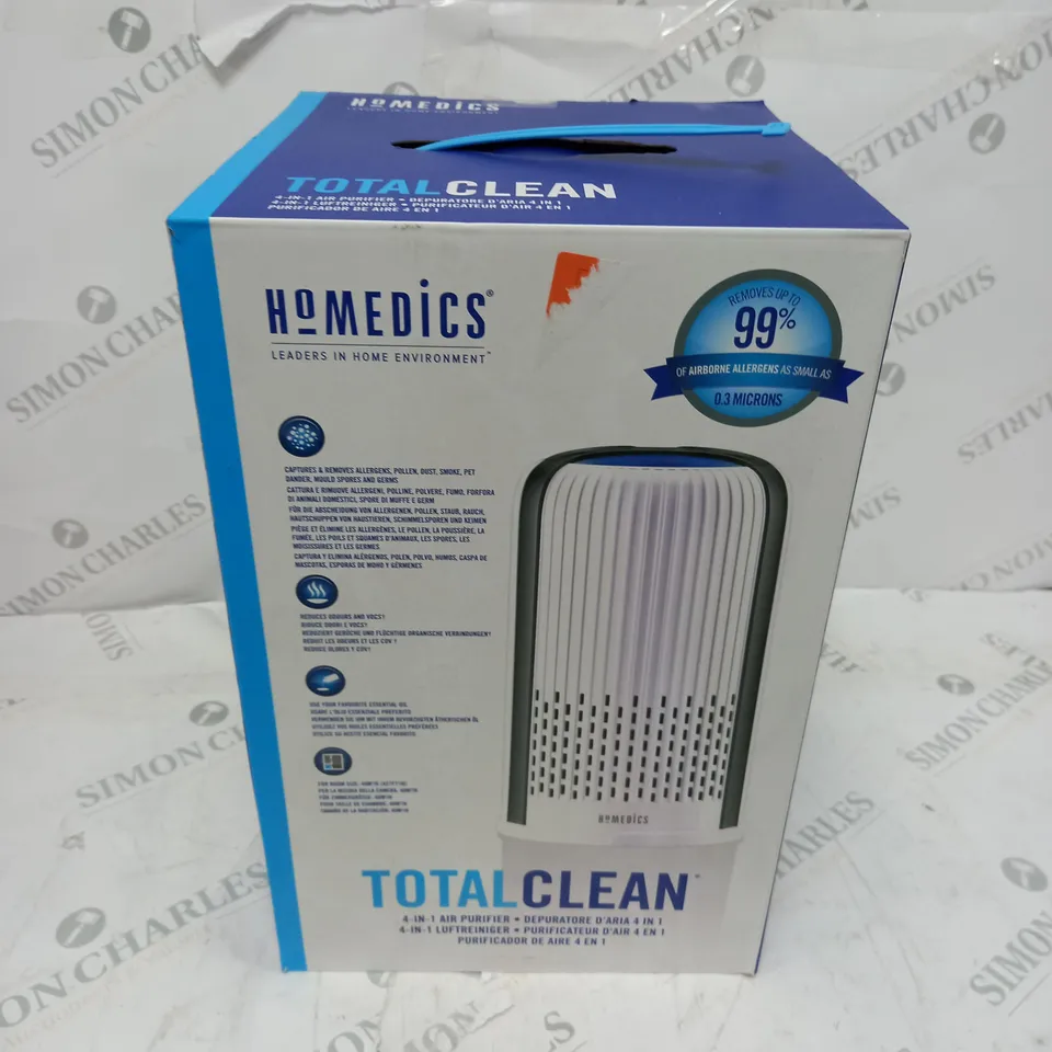 HOMEDICS TOTALCLEAN 4 IN 1 AIR PURIFIER 