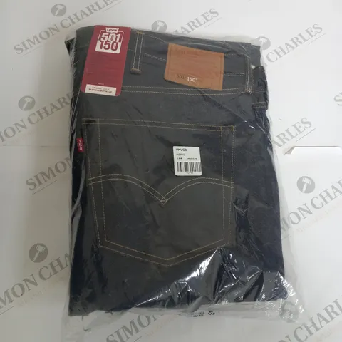 LEVIS DARK WASH 501 JEANS - 48 X 32