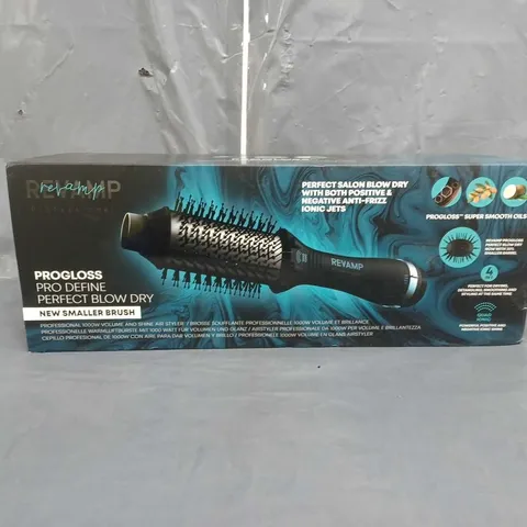 BOXED REVAMP PROGLOSS PRO DEFINE PERFECT BLOW DRY VOLUME AND SHINE AIR STYLER 