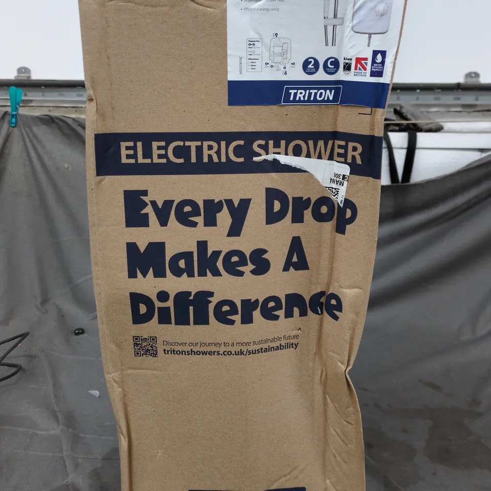 TRITON AGIO ELECTRIC SHOWER 8.5KW WHITE – BOXED