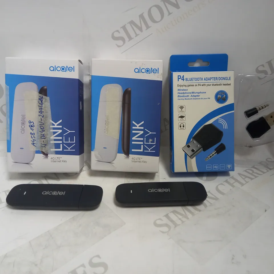 ALCATEL 4G LTE INTERNET KEYS + P4 BLUETOOTH ADAPTER/DONGLE