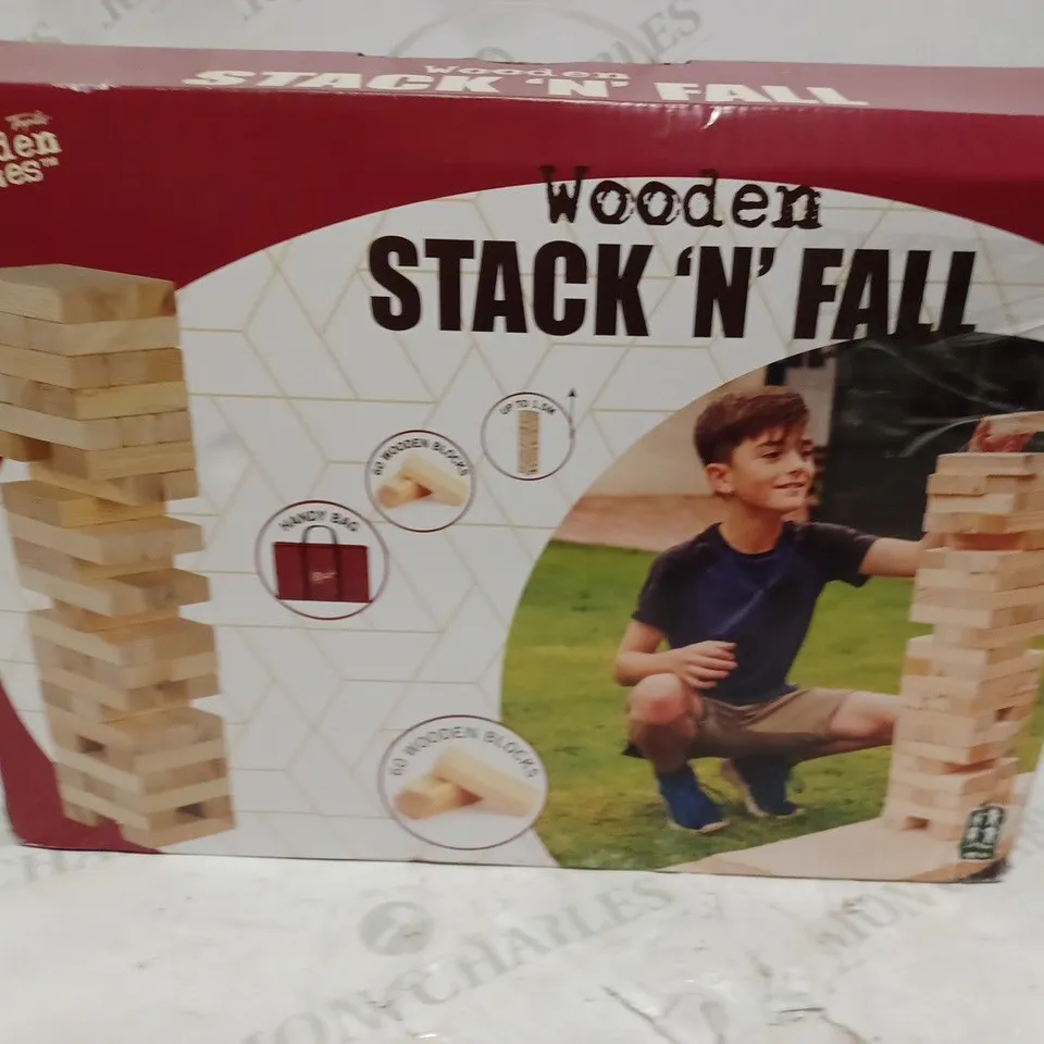 GREEN GARDEN WOODEN STACK 'N' FALL BLOCKS