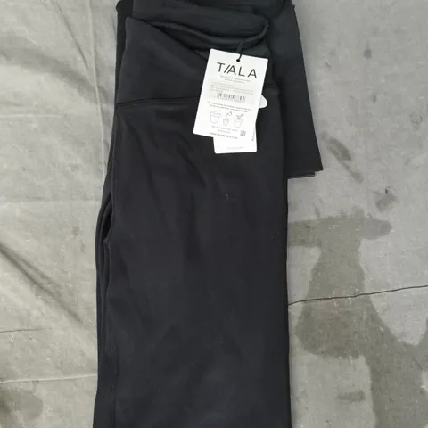T/ALA DAYFLEX WRAP HIGH WAISTED YOGA PANTS IN BLACK SIZE MEDIUM