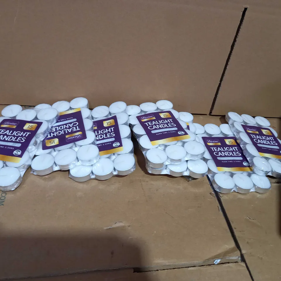 TOTE OF ASSORTED TEALIGHT SETS