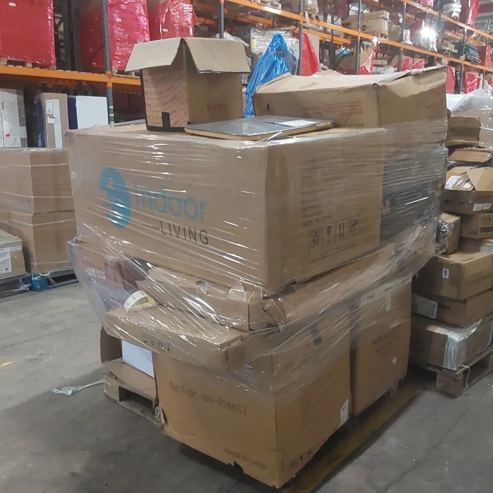 PALLET CONTAINING A LARGE QUANTITY OF ASSORTED FURNITURE PARTS ECT