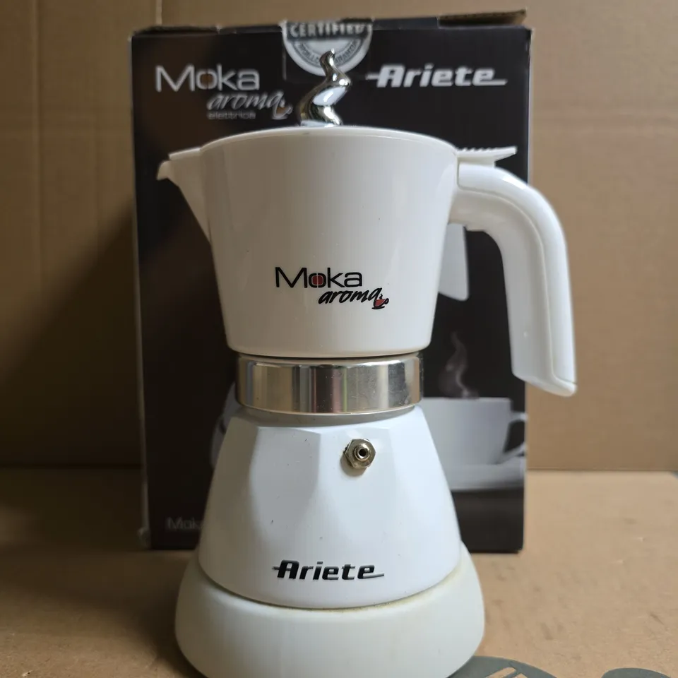 BOXED ARIETE MOKA AROMA ELETTRICA COFFEE MAKER