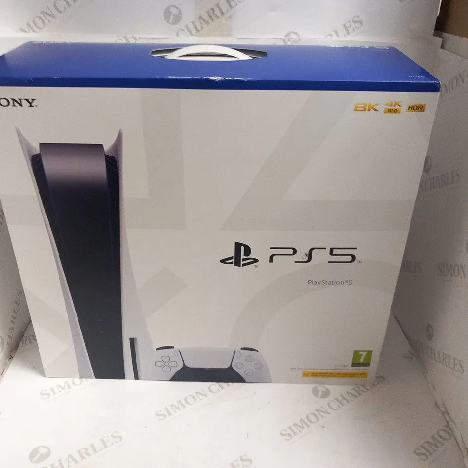 BOXED SONY PLAYSTATION 5 825GB WITH 1 CONTROLER