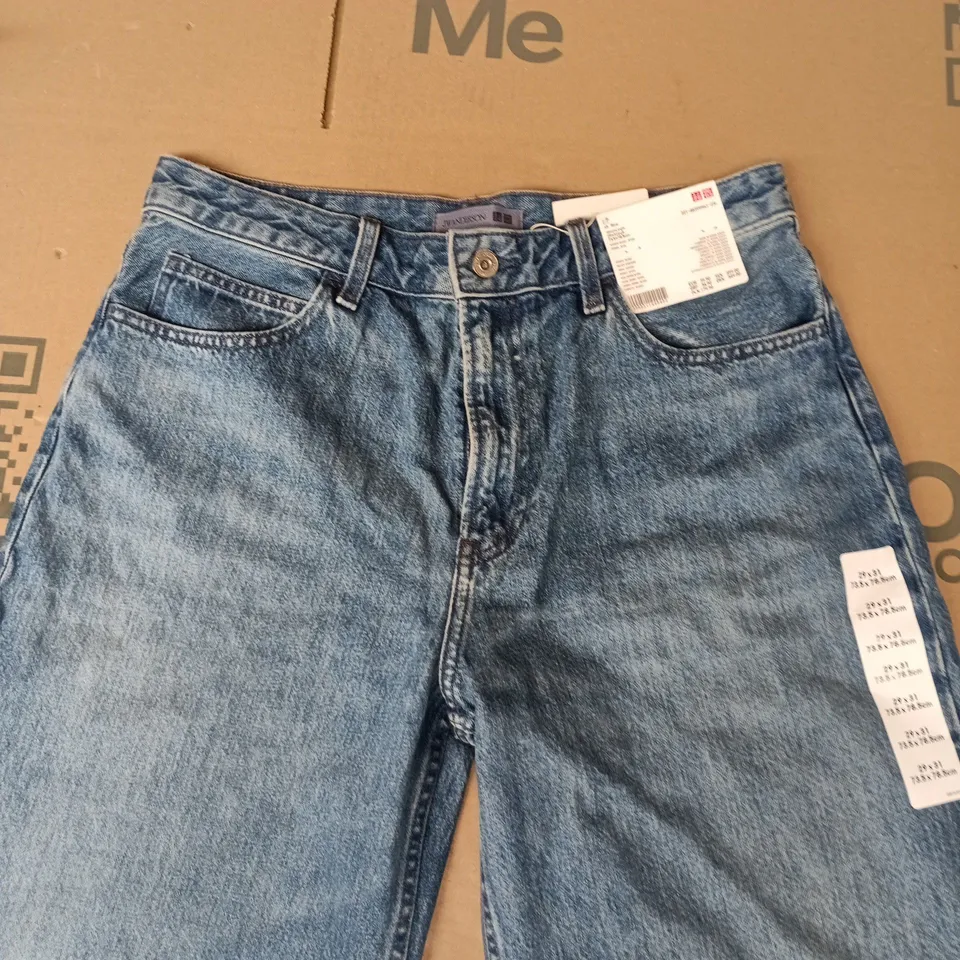JWANDERSON X UNIQLO WOMEN'S DENIM JEANS – BLUE, WAIST 29" X INSEAM 31"