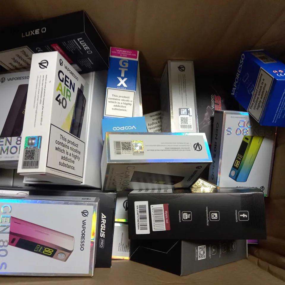 BOX OF APPROX 20 ASSORTED VAPE ACCESSORIES