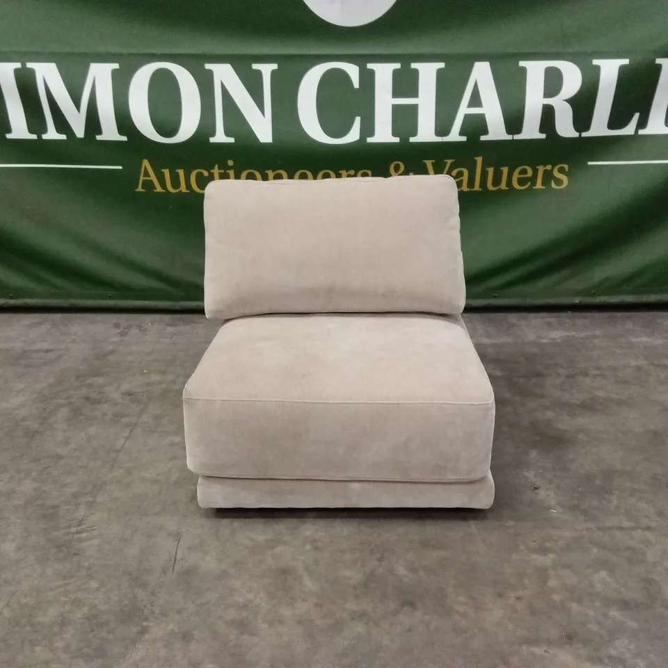 DANETTI EDEN CHAMPAGNE CHENILLE SOFA MODULE RRP £449