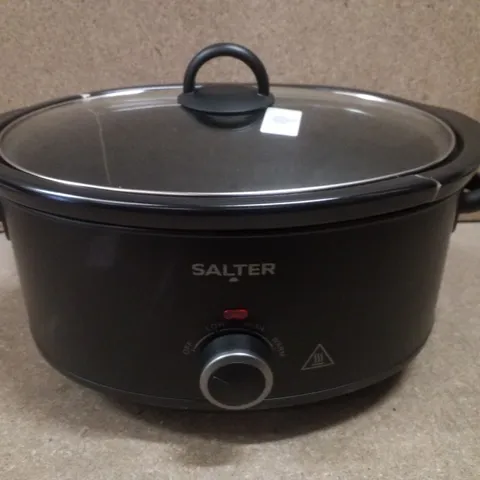 BOXED SALTER EK6250MBLK KURO 6.5L SLOW COOKER