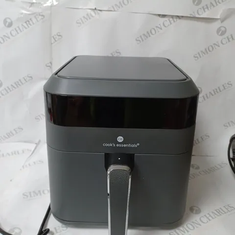 COOK'S ESSENTIALS 5.8L AIR FRYER IN SLATE GREY