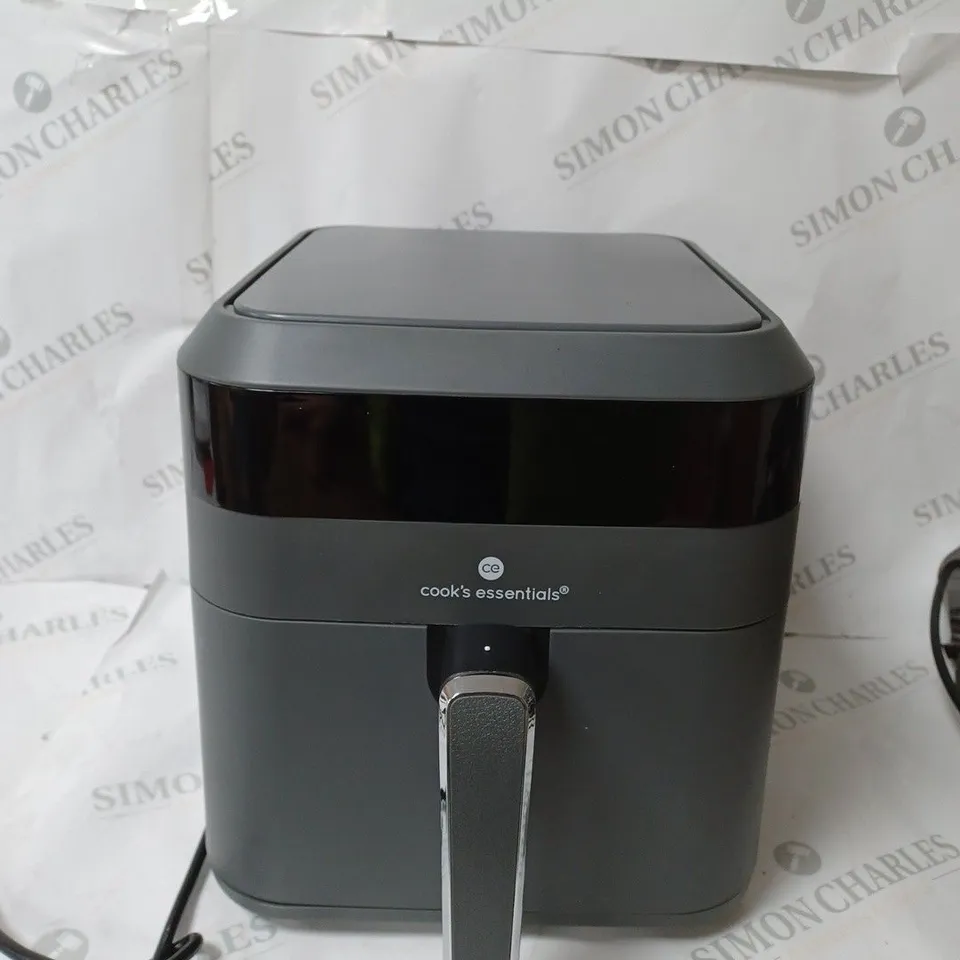 COOK'S ESSENTIALS 5.8L AIR FRYER IN SLATE GREY