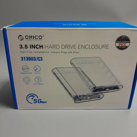 BOXED ORICO 3.5" HARD DRIVE ENCLOSURE
