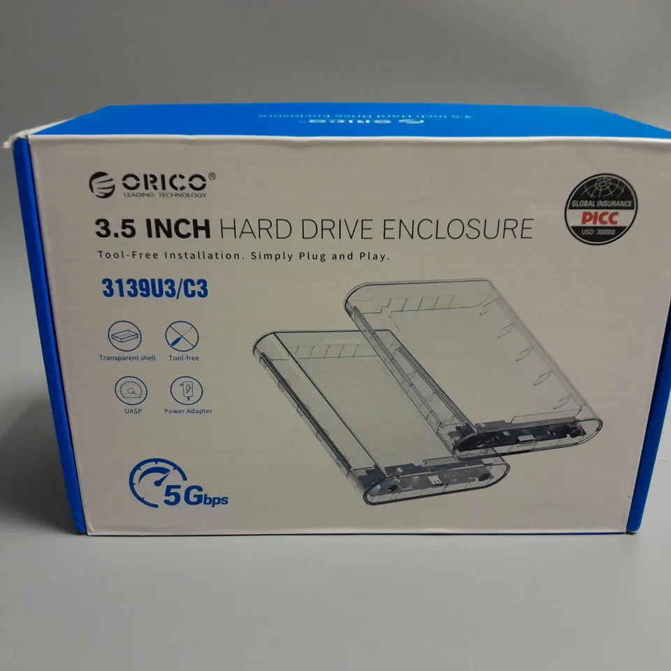 BOXED ORICO 3.5" HARD DRIVE ENCLOSURE