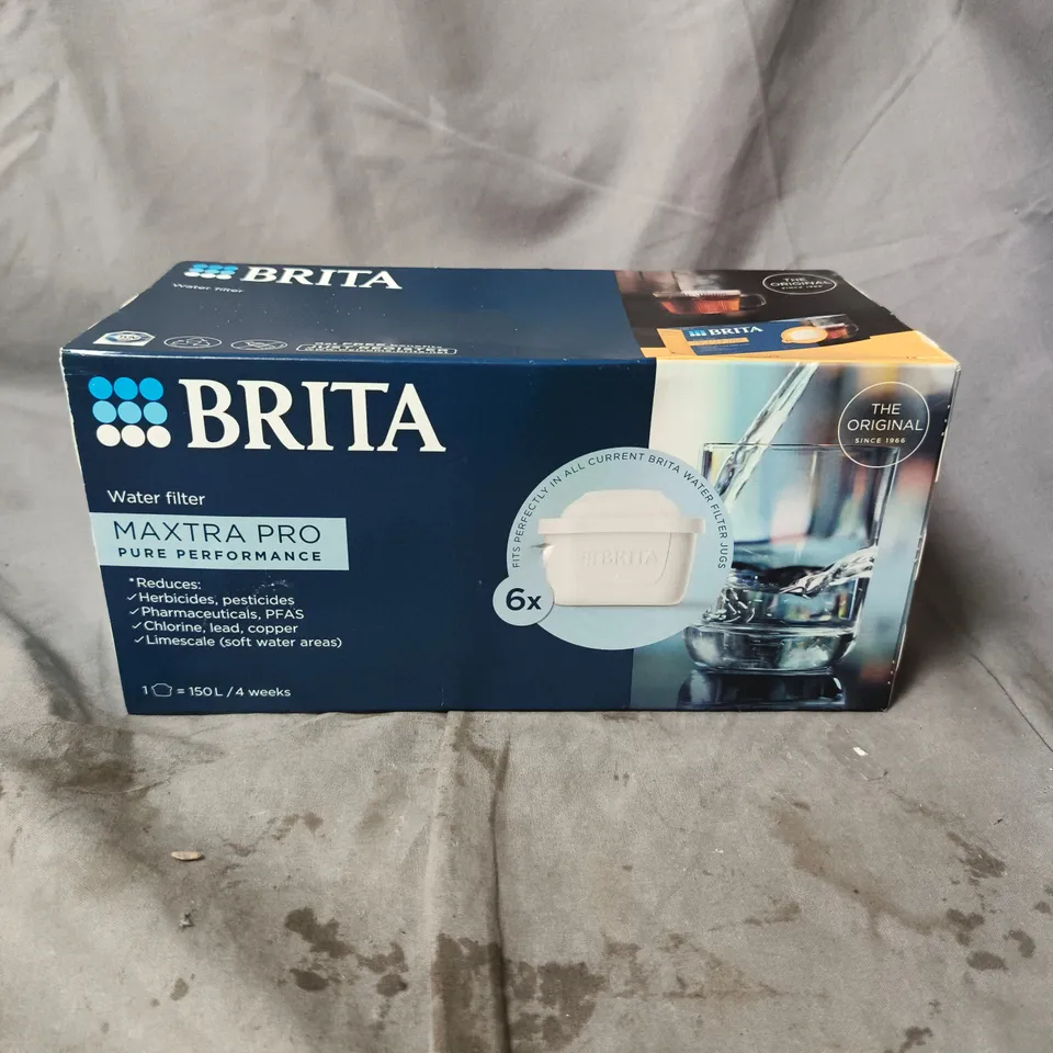 BRITA MAXTRA PRO WATER FILTER CARTRIDGES – 6 PACK