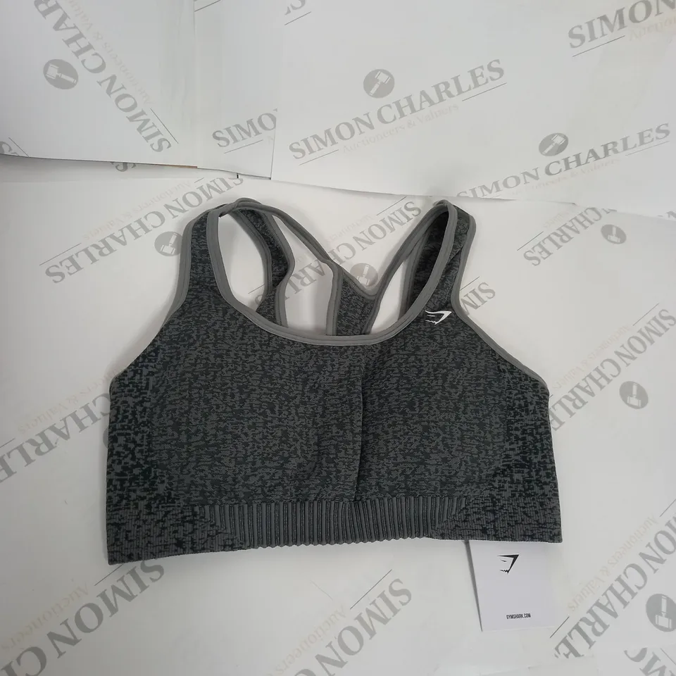 GYMSHARK MARL SEAMLESS SCOOP BRA SIZE M