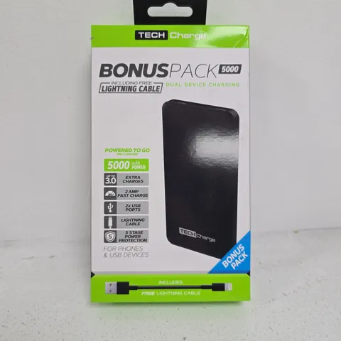 BOXED TECH CHARGE BONUS PACK 5000 DUAL CHARGING DEVICE