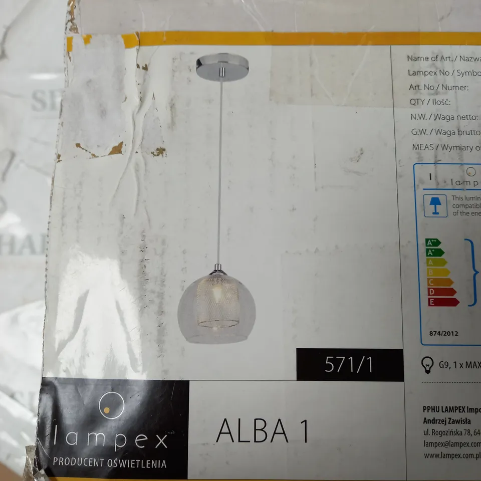 LAMPEX CHATMON 1 LIGHT MINI PENDANT 