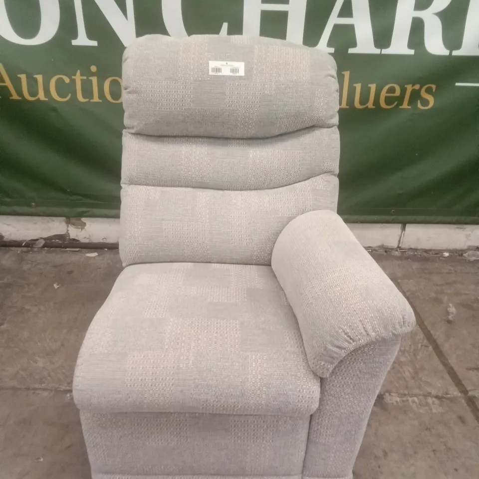 DESIGNER G PLAN MADE MALVERN D ELECTRIC RECLINER RHF PIECE SOFA - FARO SKY FABRIC 