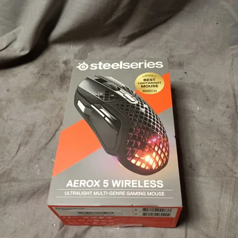 STEELSERIES AEROX 5 WIRELESS GAMING MOUSE, BOXED