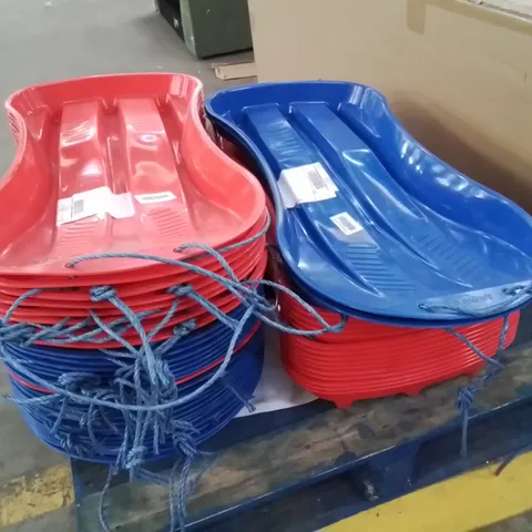 PALLET CONTAINING LARGE QUANTITY OF BRAND NEW SNOW CAT SLEDS