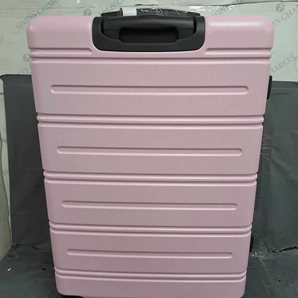 ROCK LISBON LARGE SUITCASE PINK - COLLECTION ONLY