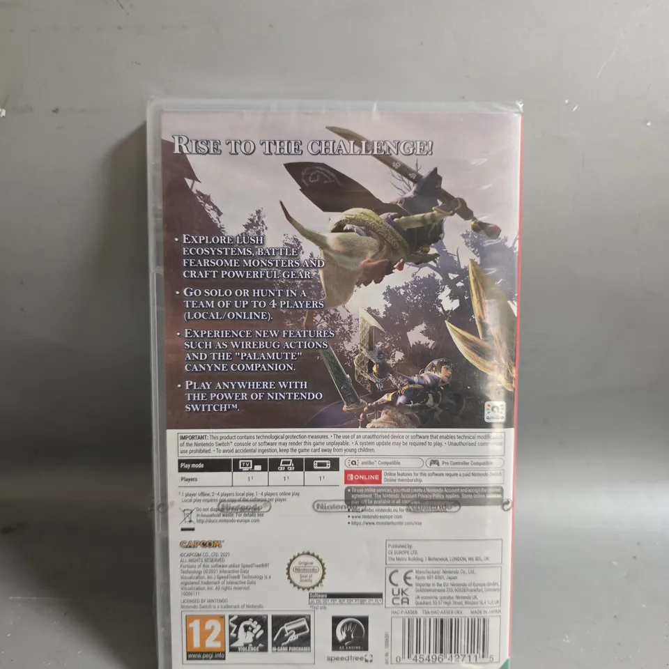 SEALED MONSTER HUNTER RISE (NINTENDO SWITCH)