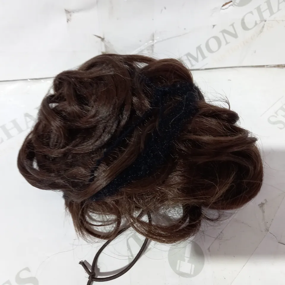 EASILOCKS HD FIBRE ELASTICATED SCRUNCHIE - BROWN COCOA