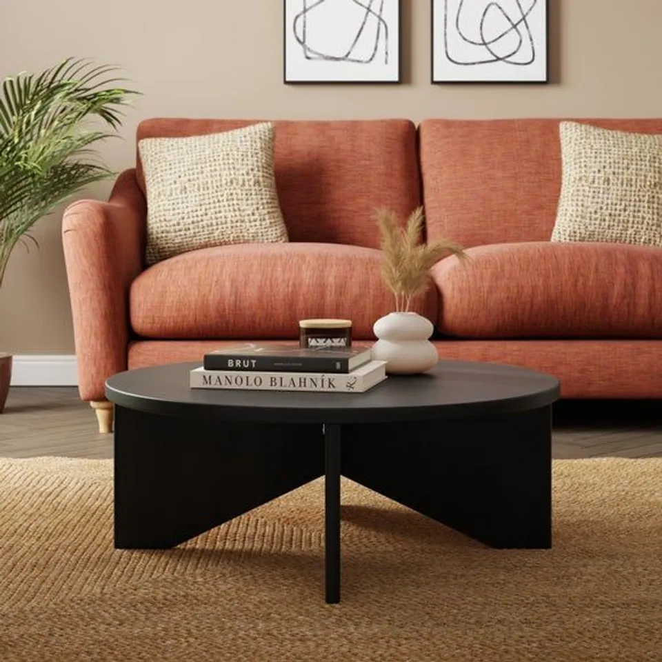 BOXED KALPEN COFFEE TABLE - BLACK (1 BOX)