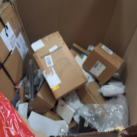 PALLET OF ASSORTED HOUSEHOLD GOODS AND PRODUCTS TO INCLUDE;BATHROOM MIRROR,FLOOR LAMP,BATHTUB FOR BABY