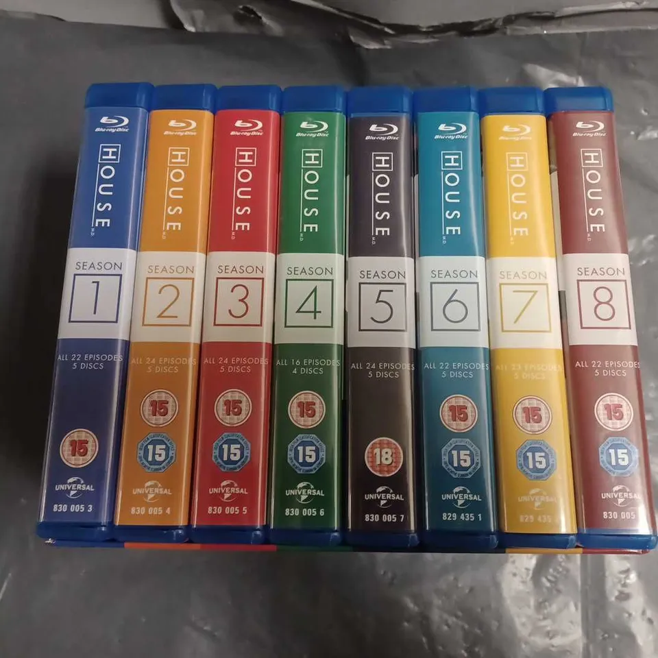 BOXED HOUSE - COMPLETE COLLECTION (18) 39 DISCS BLU-RAY