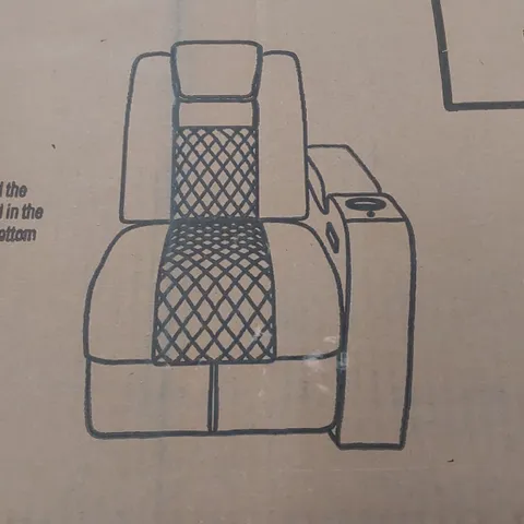 BOXED BROADWAY ELECTRIC AIR LEATHER RECLINER CHAIR PIECE - INCOMPLETE SET
