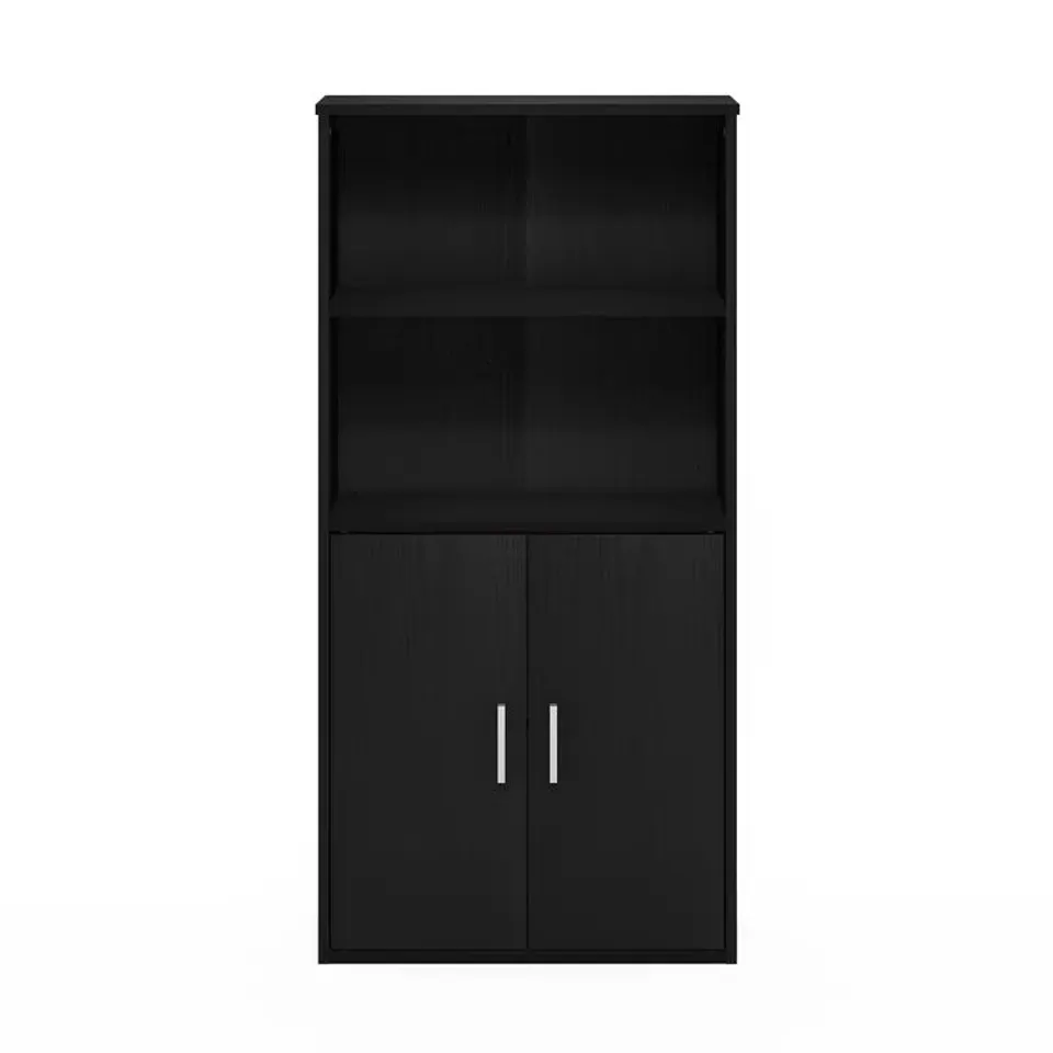 BOXED EMILIANOS BLACK BOOKCASE (1 BOX)