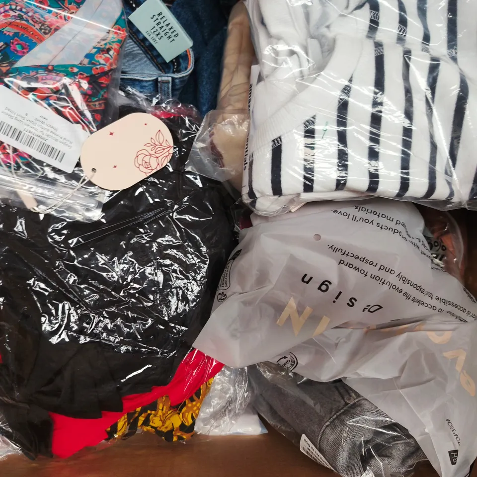 APPROXIMATELY 20 ASSORTED CLOTHING AND FASHION PRODUCTS IN VARIOUS STYLES AND SIZES - COLLECTION ONLY