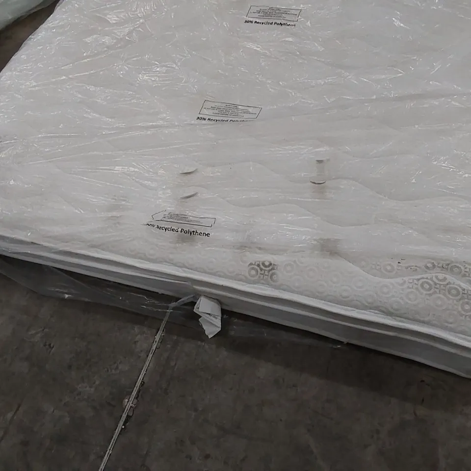 QUALITY BAGGED SILENTNIGHT 180CM SUPER KING SIZED MIRACOIL CUSHION TOP MEMORY FOAM MATTRESS