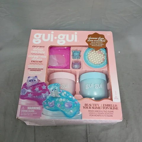 GUI GUI DELUXE DUO PACK SHIMMER SLIME SET